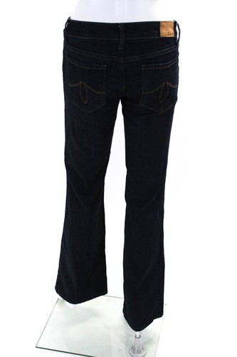 Level 99 Womens Cotton Chloe Buttoned Zipped Bootcut Leg Jeans Blue Size EUR26 - Picture 3 of 4