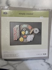 Stampin Up Burlap  Blooms Simply Created Wreath Craft Kit 2014