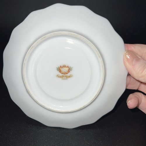 Vintage Royal Sealy Pink Opalescent Lusterware Gold Footed Tea Cup Saucer Japan - Picture 9 of 11