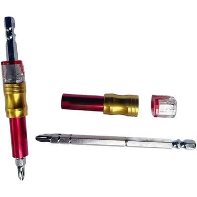 Screwdriver Bit Holder Steel Socket with Adjustable Depth for Multiple Tasks