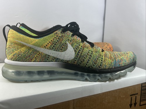Men’s Running Sneakers Shoes Size 12 Nike Air Max 2015 Flyknit Multicolor 620469 - Picture 3 of 11