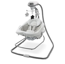 Graco DuetConnect LX Portable Baby Swing and Bouncer, Multi-Direction Baby...
