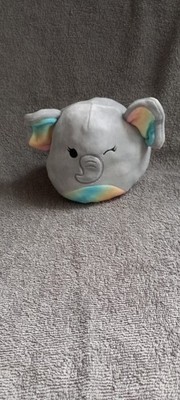 Squishmallow Flip A Mallow Cherish Elefant und Leonard Löwe 5 Zoll Neu ohne Etikett