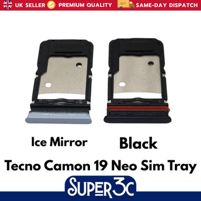 Für Tecno Camon 19 Neo Ersatz SIM + SD-Kartenfach Halter Steckplatz - UK Verkäufer