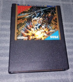 Thunder Blade SEGA Mark III Gold Master system G-1360 Japanese. CIB Free Ship