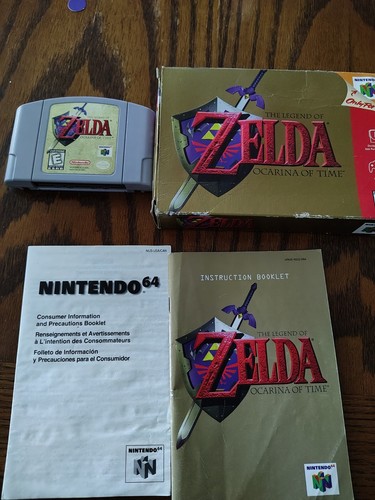 Legend of Zelda - Ocarina of Time N64 CIB mit Clear Box Protector Nintendo 64 - Bild 3 von 11