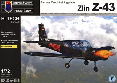 Plastic model 1/72 Zlin Z-43 ''Hitech Kit'' [KPMH7215]