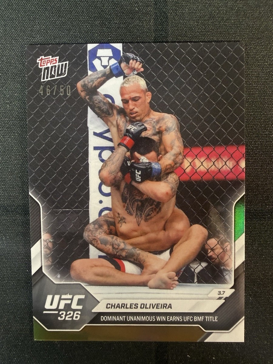 Charles Oliveira Unanimous Win BMF 325 2026 UFC Topps NOW Card 8
