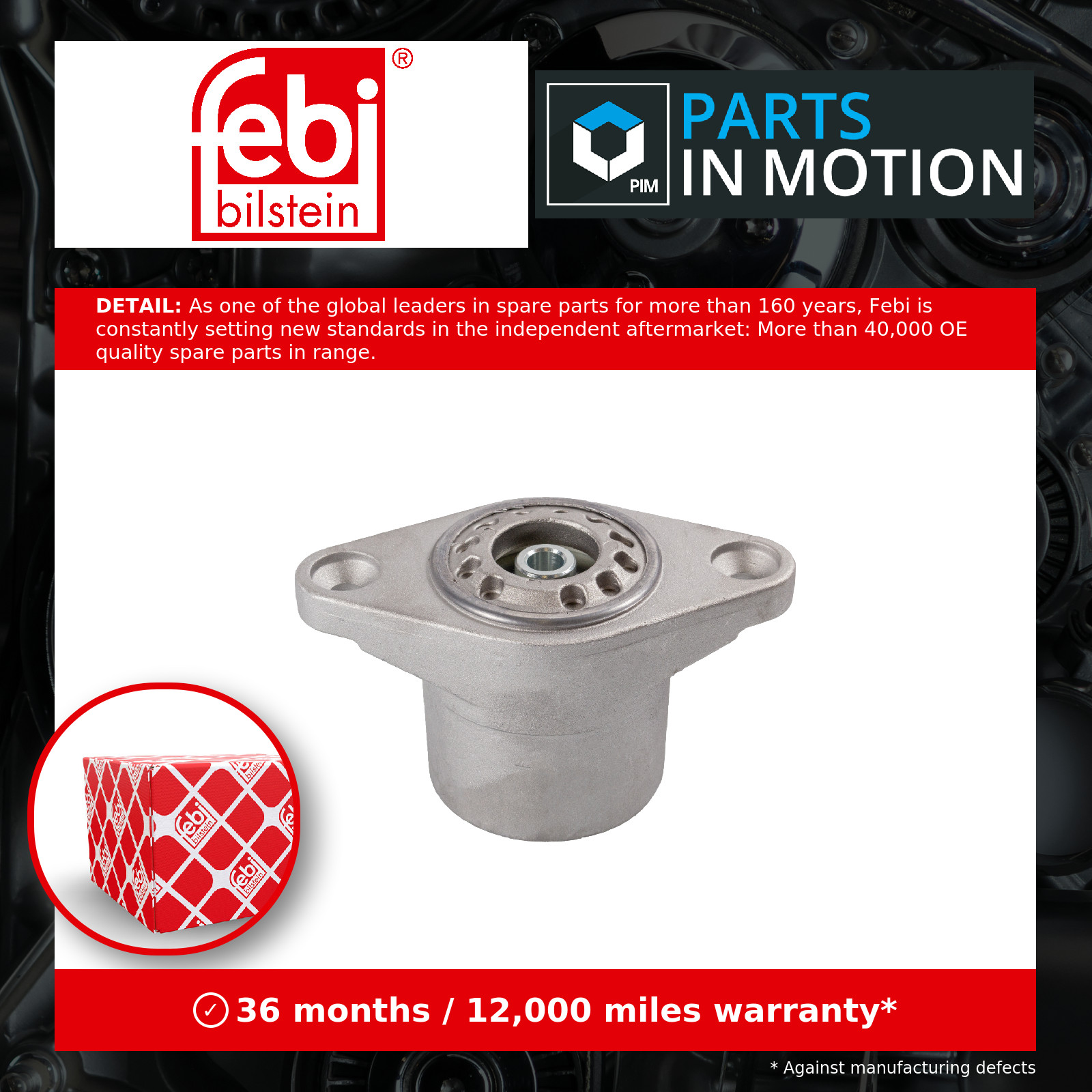 SUSPENSION STRUT SUPPORT MOUNT 26725 FOR SKODA VW AZM 2.0L BSS 2.0L AWT 1.8L - Image 4