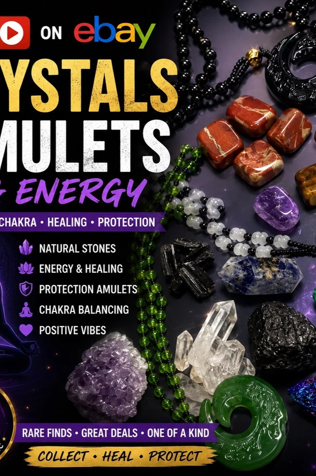 LIVE Crystals & Amulets ✨ Chakra Healing, Energy Stones & Rare Finds