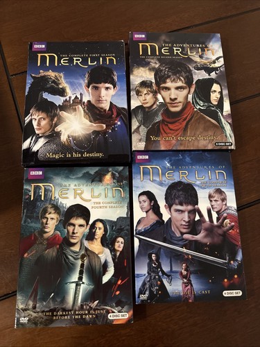 The Adventures of MERLIN DVD,24-Disc Set Seasons 1, 2, 4, & 5