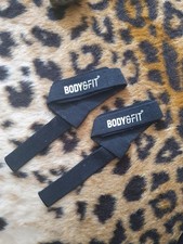 Zughilfen Griffhilfe Sport Fitness Schwarz BodyFit Bodybuilding