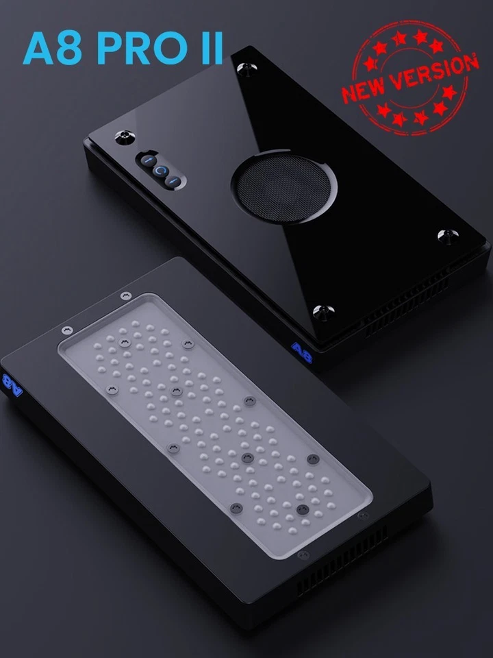 A8Pro II Max 240W Full Spectrum WiFi App Programmable Marine LED Aquarium Light - Image 3 of 4