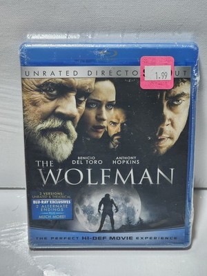 The Wolfman (Blu-ray Disc, 2010, 2-Disc, Rated/Unrated Versions) New 