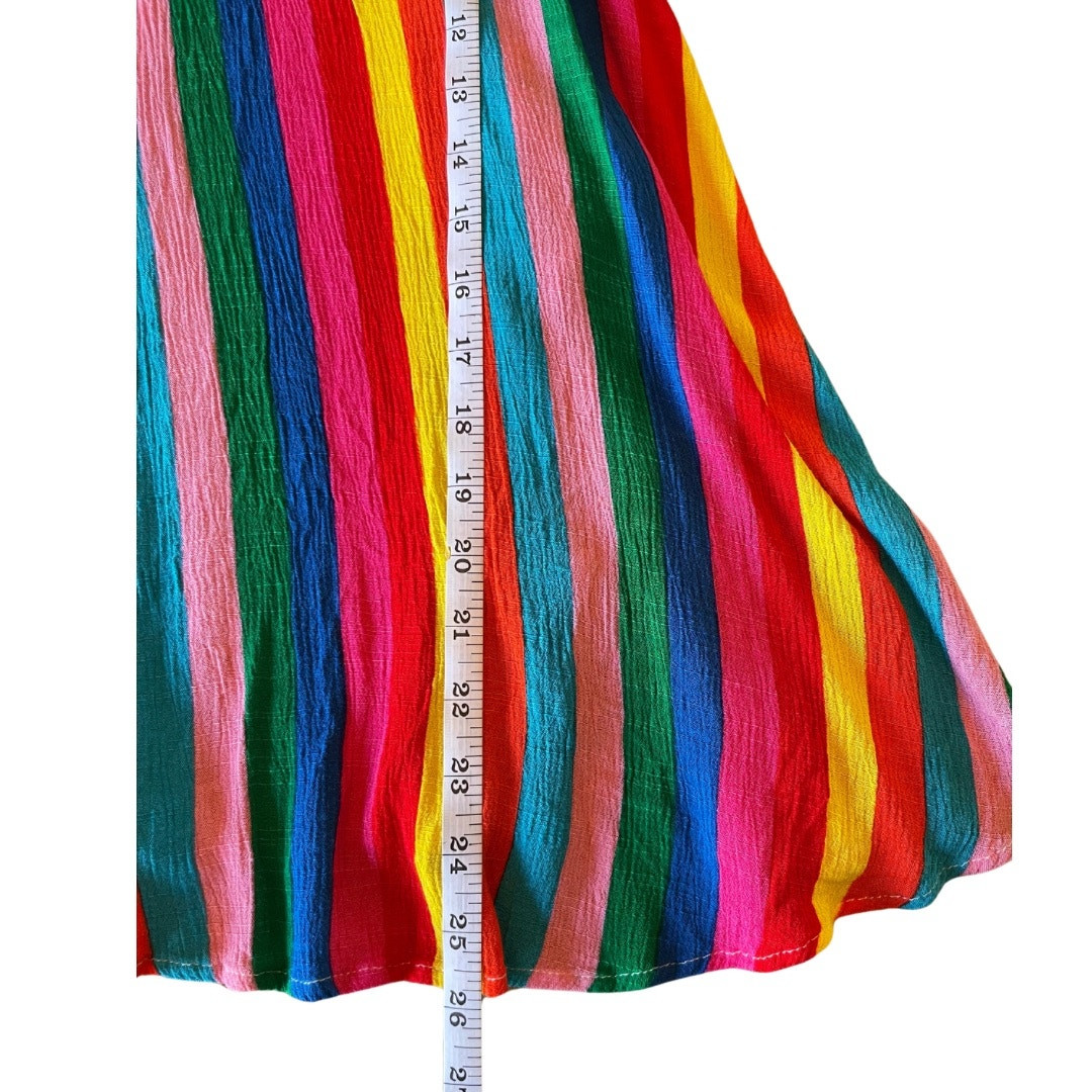 ❤︎ mumu❤︎ Show Me Your Mumu Striped Rainbow Tank Top Size XS 0619N | eBay
