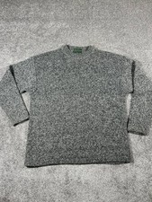 Vintage Abercrombie And Fitch Big Sweater Mens Xl Gray Wool Knit Y2K 90S