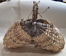 Buttock Basket God’s Eye Gathering Egg Basket Hand Woven 