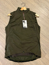 Rapha Womens Souplesse Insulated Gilet Vest Olive Green Size Medium