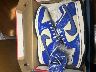 Nike Dunk Low Jackie Robinson Racer Blue/Coconut Size 8.5m/10w DV2122-400