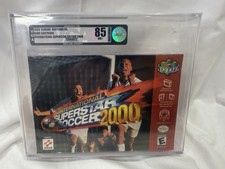 International Superstar Soccer 2000 (Nintendo 64, 2000) Graded VGA 85 WATA CGC