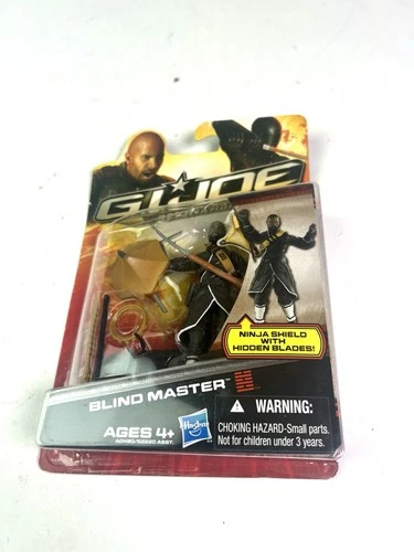 GI JOE RETALIATION MOVIE BLIND MASTER with NINJA SHIELD 3.75" ACTION FIGURE