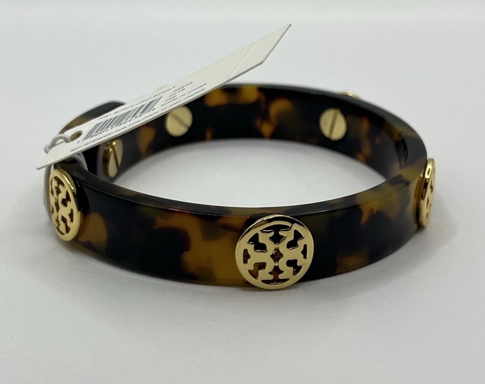 Tory Burch Tortoise Logo Medallion Bracelet NWT - Image 3 of 4
