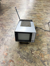 Sharp 5H12 5in CRT Portable TV 12V UHF Silver/Black MPN 5H12