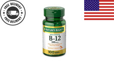 Nature  s Bounty Vitamin B-12 500 mcg, 100 Count Pack of 2 