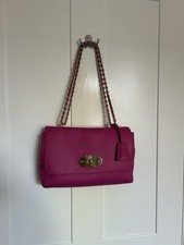 Mulberry Fuchsia Pink Medium Lily With Gold Hardware