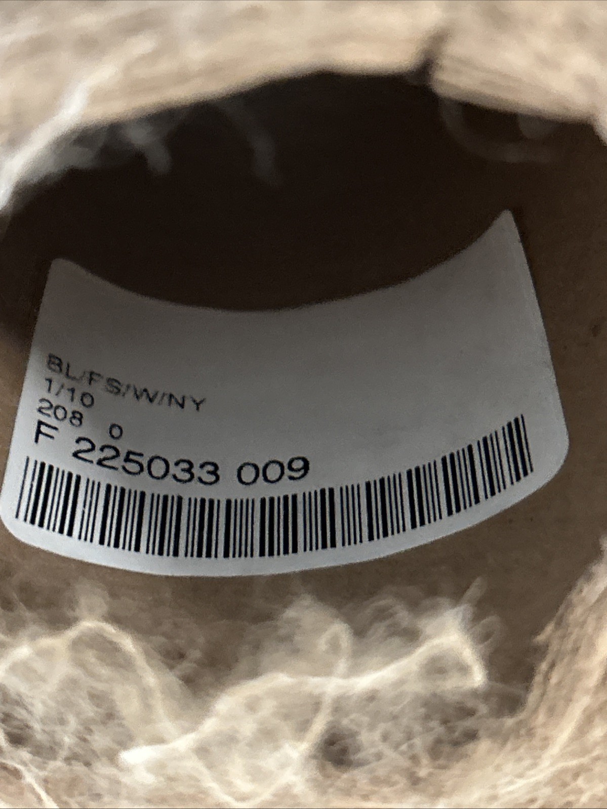 Cone Spool #1 Novelty BABY / Alpaca Merino Yarn w/Nylon 2lb 4oz 1040gr 3009 C