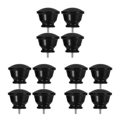 Set of 3 Endkappe Gardinenstange Dekoratives Stangenende Gardinenstangenkappen