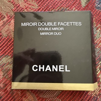 CHANEL Miroir Double Facettes Dual-Sided Magnifying Compact Mirror Black- NEW