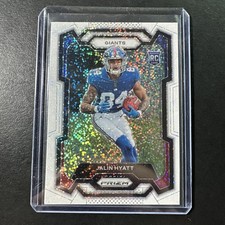 2023 Panini Prizm Rookies White Sparkle Prizm Jalin Hyatt #378 New York Giants