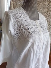 Chemisier ancien Haut Dentelle