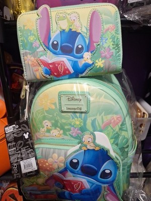 Stitch Loungefly Mini Backpack And Wallet Set Both NWT