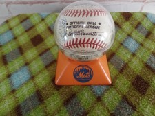 1987 New York Mets Team Ball Hand Signed Baseball Autographs