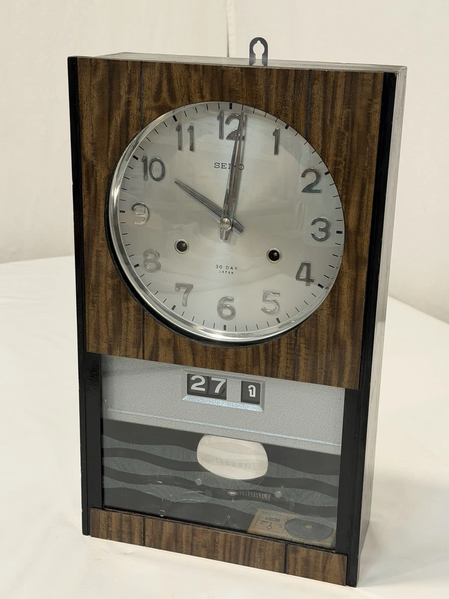 vintage seiko wall clock products for sale | eBay