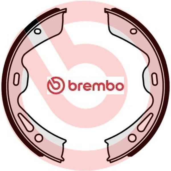 Brembo S65504 Bremsbackensatz FüR Feststellbremse Bremsbackensatz-image