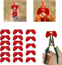 100PCS Gafas ProtectorasCon Dise o Anti-picoteo De Tartas Para Pollos Gallinas