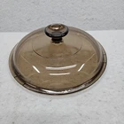 Pyrex Visions  Lid only Amber Brown for V-2.5 sauce Replacement Corning Ware