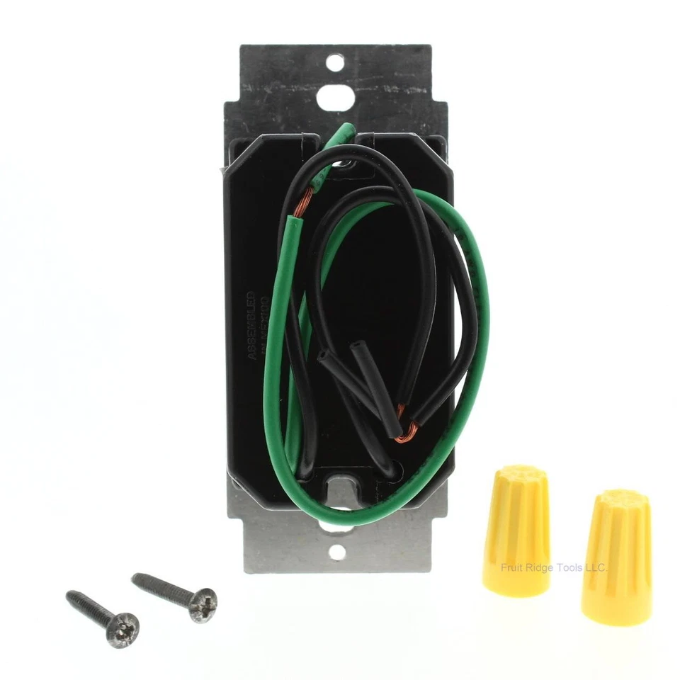 Ventilador de techo Leviton marfil 4 velocidades control silencioso 1,5 A un solo polo encendido/apagado 6639-i Foto 4 de 4