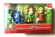 ELF The Movie MINI Action Figures 3 Pack Set Just Play 2025 Buddy,Jovie,Narwhal