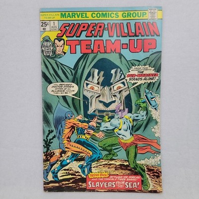 Super-Villain Team-Up #1 (1975) Marvel Comics - Dr. Doom & Sub-MarinerPremiere