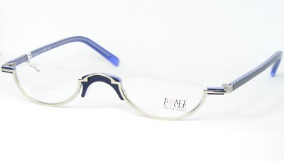 Exalt Cycle XY PAULA F1 SILVER / BLUE EYEGLASSES GLASSES FRAME 42-22-140mm Italy