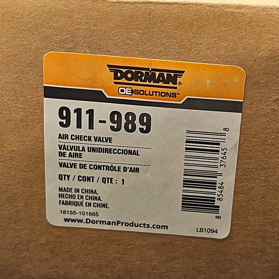 Dorman 911-989: válvula de retención de inyección de aire para Volkswagen Touareg 2013-2015 Foto 3 de 4