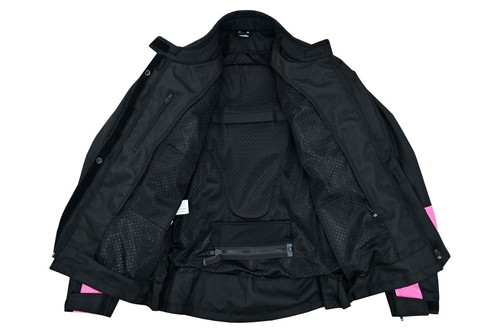 Warrior Gears Women's Air Ventilation 600D Cordura Motorcycle Jacket CE Armored - Picture 6 of 8