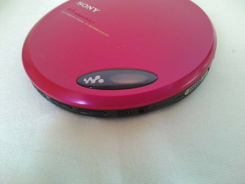 SONY WALKMAN CDプレーヤー D-EJ775 SONY D-EJ775 Portable CD player Walkman Pink Good | eBay