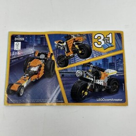 LEGO 31062 Creator Robot Robo Explorer Dog Instruction Booklet Manual Only