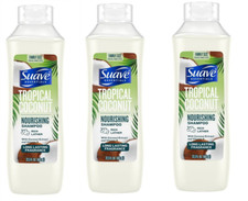 BL Suave Shampoo Tropical Coconut 22.5oz each Three Pack