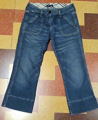 ORIGINAL BURBERRY LONDON KURZE JEANS VINTAGE Gr. 38